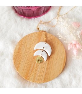 Collier "Sohalia" blanc