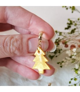 Boucles d'oreilles Sapins...