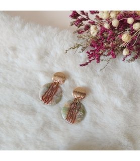 Boucles d'oreilles rondes...