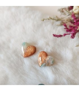 Puces d'oreilles coeurs...