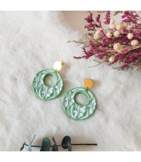 Boucles d'oreilles rondes...
