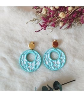 Boucles d'oreilles rondes...