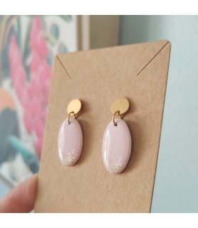 Boucles d'oreilles ovales...
