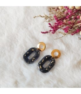Idée cadeau femme - Boucles d'oreilles légères et pailletées