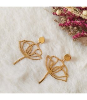 Boucles d'oreilles fleurs...