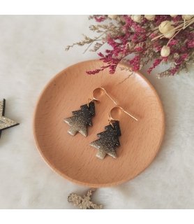 Boucles d'oreilles "Sapins"...