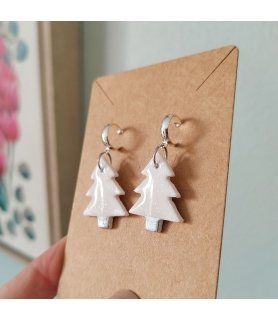 Boucles d'oreilles "Sapins"...