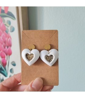 Boucles d'oreilles "Kokoro...