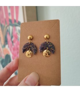 Boucles d'oreilles lunaire...