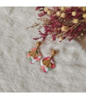 Boucles d'oreilles feuilles...