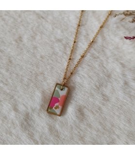 Collier "Saiwa" marbrées et...